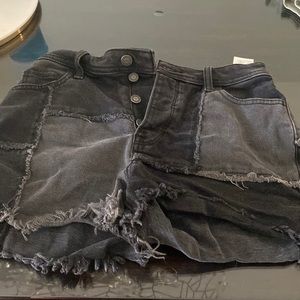 hollister jean shorts